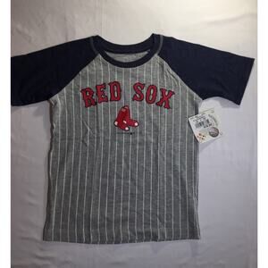 Genuine Merchandise Boston Red Sox T-Shirt Boy's XS (4/5) Blue & Grey MLB
